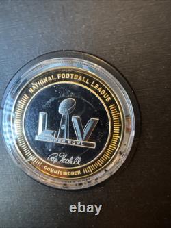 Super Bowl 55 Official Game Coin- Chiefs vs Buccaneers LV -00660 Low #