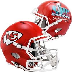Super Bowl 57 Champions Kansas City Chiefs Full Size Helmet Speed Riddell
