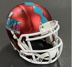Super Bowl 57 LVII Riddell NFL Speed Replica Full Size Helmet Chiefs Eagles