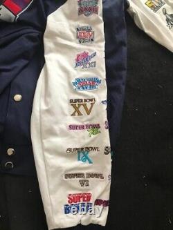 Super Bowl 57 Varsity Commemorative Cotton Patch Jacket Canvas Sleeves Size 3XL
