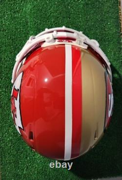 Super Bowl 58 Champs Chiefs / 49ers custom full size medium helmet