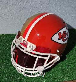 Super Bowl 58 Champs Chiefs / 49ers custom full size medium helmet