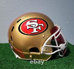 Super Bowl 58 Champs Chiefs / 49ers custom full size medium helmet