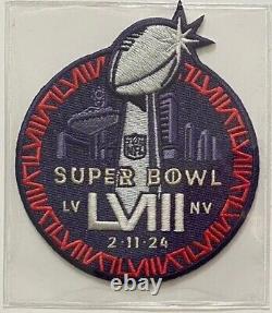 Super Bowl 58 NFL Patch/Stat Panel Off. Collectors Album Panel-Read Description