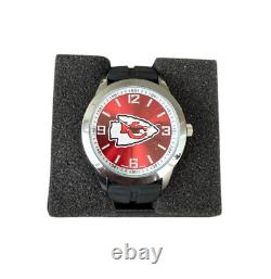 Super Bowl Champions Kansas City Chiefs Varsity Series Watch 47mm Black Silicone