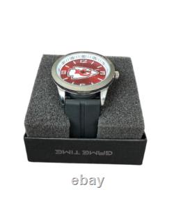 Super Bowl Champions Kansas City Chiefs Varsity Series Watch 47mm Black Silicone