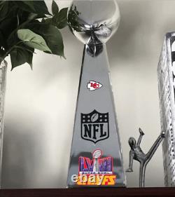 Super Bowl Champs Kansas City Chiefs (NFL) Replica Football Lombardi Trophy