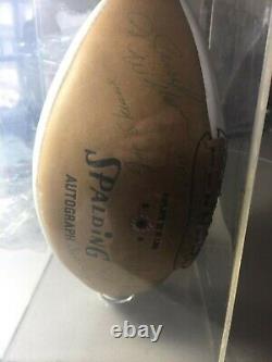 Super Bowl IV 1970 Champion Kansas City Chiefs team autographed football
