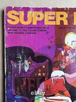 Super Bowl IV 4 Programme Kansas City Chiefs v Minnesota Vikings NFL