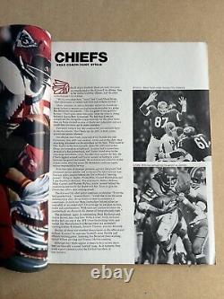 Super Bowl IV 4 Programme Kansas City Chiefs v Minnesota Vikings NFL