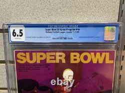 Super Bowl IV Program 1970 Chiefs Vikings Vintage Rare CGC 6.5 Graded