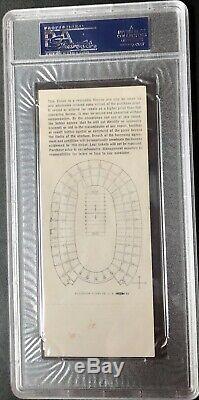 Super Bowl I Full Ticket PSA 4 Gold Packers Chiefs