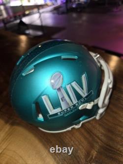 Super Bowl LIV 100 RARE Teal Mini Helmet SB 2020 KC Chiefs