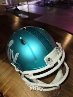 Super Bowl LIV 100 RARE Teal Mini Helmet SB 2020 KC Chiefs