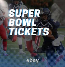Super Bowl LIV 57 1-4 Upper Side Line Tickets Chiefs 49ers Bengals Eagles