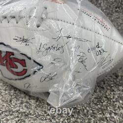 Super Bowl LIV Champions Kansas City Chiefs Autograph Football Reprinted