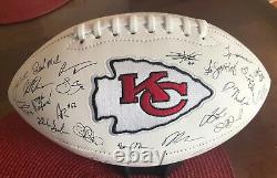 Super Bowl LIV Champions Kansas City Chiefs Autograph Football, Reprinted New