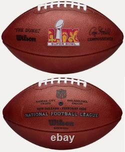 Super Bowl LIX 59 Philadelphia Eagles Kansas City Chiefs Authentic Game Football