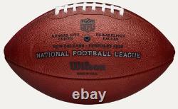 Super Bowl LIX 59 Philadelphia Eagles Kansas City Chiefs Authentic Game Football