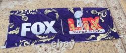 Super Bowl LIX Banner Philadelphia Eagles and Kansas City Chiefs FOX Sports 1