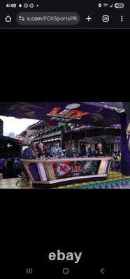 Super Bowl LIX Banner Philadelphia Eagles and Kansas City Chiefs FOX Sports 1