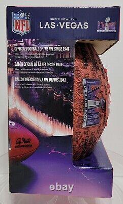 Super Bowl LVIII 58 Limited Edition Kansas City Chiefs Wilson Football- 250 Made