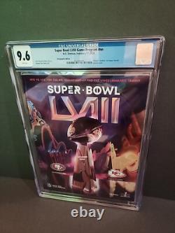 Super Bowl LVIII 58 Official CGC Graded 9.6 Holographic Game Program- KC CHIEFS
