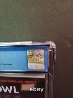 Super Bowl LVIII 58 Official CGC Graded 9.6 Holographic Game Program- KC CHIEFS