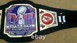 Super Bowl LVIII Champions Legacy Title Belt Kansas City Chiefs Edition Full HD