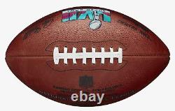 Super Bowl LVII 57 Eagles and Chiefs Official Leather Authentic Game Football