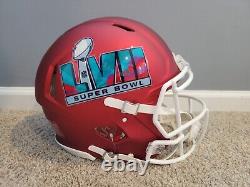 Super Bowl LVII 57 Riddell NFL Full Size Authentic Speed Helmet Chiefs vs Eagles