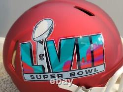 Super Bowl LVII 57 Riddell NFL Full Size Authentic Speed Helmet Chiefs vs Eagles