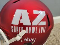 Super Bowl LVII 57 Riddell NFL Full Size Authentic Speed Helmet Chiefs vs Eagles