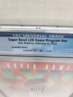 Super Bowl LVII And LVIII Official Game Programs- CGC Graded 9.6- KC CHIEFS WIN