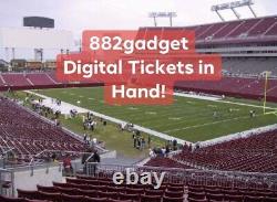 Super Bowl LV 55 Tickets One SINGLE TICKET Section 219 Chiefs Bucs 1 Ticket