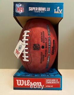 Super Bowl LV Wilson Official Game Football Buccaneers Chiefs