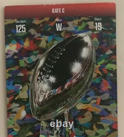 Super Bowl LV original Ticket+Personal Protection Pack Chiefs-Buccaneers 2/7/21