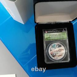 Super Bowl Official Authenticated XLVIII 2014 Game Flip Coin Seahawks/Broncos