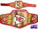Superbowl Kansas City Chiefs Championship Title Leather Belt Adult Size New 2mm