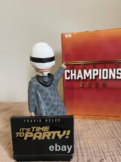 TRAVIS KELCE Chiefs Super Bowl LIV Champs Parade Bobblehead- 223/2020