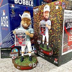 TRAVIS KELCE Kansas City Chiefs Super Bowl LIV Confetti Base NFL Bobblehead