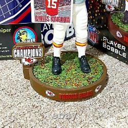 TRAVIS KELCE Kansas City Chiefs Super Bowl LIV Confetti Base NFL Bobblehead