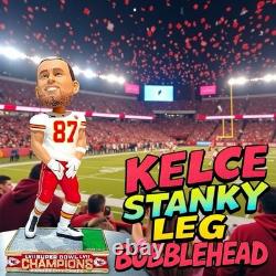 TRAVIS KELCE Kansas City Chiefs Super Bowl LVII Champions Stanky Leg Bobblehead