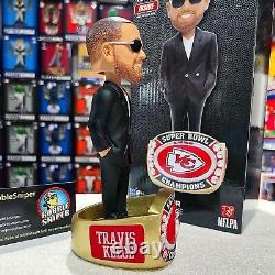 TRAVIS KELCE Kansas City Chiefs Super Bowl LVII Ring Ceremony NFL Bobblehead