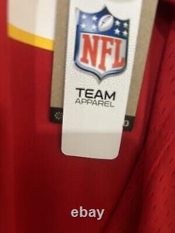 TRAVIS KELCE NIKE KANSAS CITY CHIEFS RED SUPER BOWL LVIII PATCH Jersey L $199