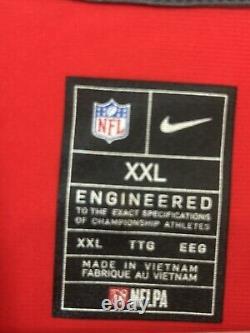 TRAVIS KELCE NIKE KANSAS CITY CHIEFS RED SUPER BOWL LVIII PATCH Jersey L $199