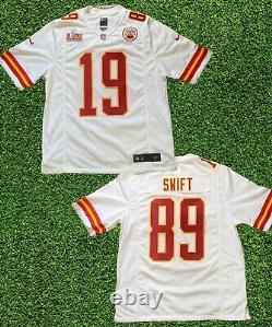 Taylor Swift Custom Sewn Super Bowl Patch 1989 Kansas City Chiefs Jersey XL