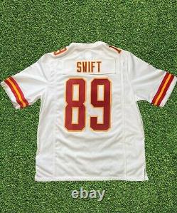 Taylor Swift Custom Sewn Super Bowl Patch 1989 Kansas City Chiefs Jersey XL