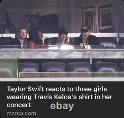 Taylor Swift Jersey SWIFTIE Chiefs AS SEEN AT TAYLOR CONCERT ask For Sizes