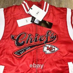 Taylor Swift Super Bowl 58 Kansas City Chiefs WEAR Erin Andrews Full-Zip Jacket